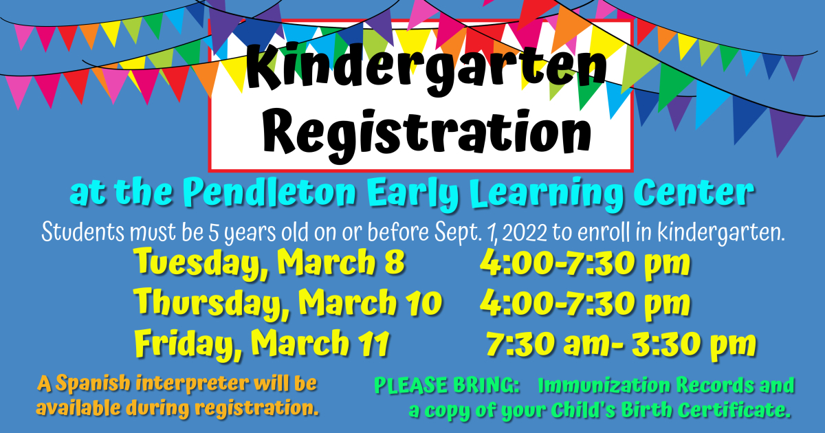 Kindergarten Registration 2022
