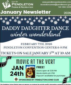 Parks & Rec January 2026 Newsletter