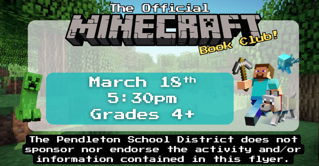 CBB PPL Minecraft Book Club