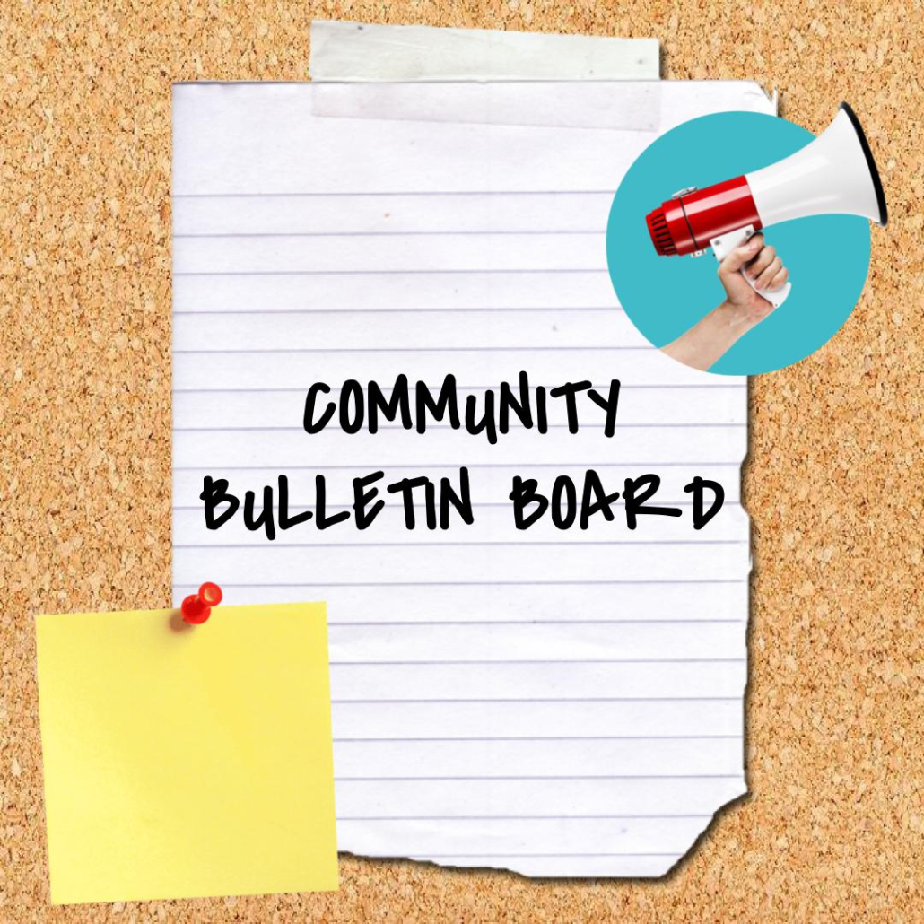 Community Bulletin Board (1) Community Bulletin Board