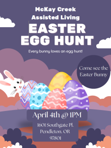 McKay Creek Assisted Living Easter Egg Hunt