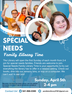 Pendleton Public Library Special Needs Time