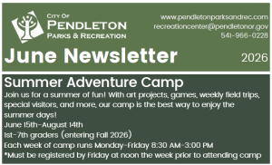 CBB Parks Rec June Newsletter Parks & Rec June Newsletter