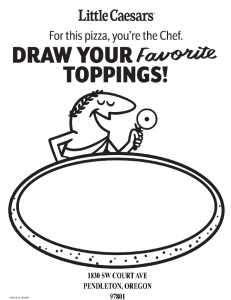 Draw Your Favorite Topping