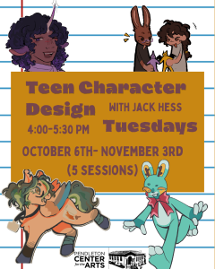 CBB Teen Character Design wtih Jack Hess Teen Character Design